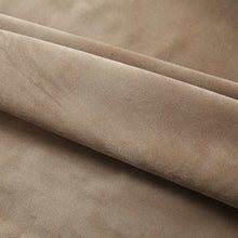 Carica l&#39;immagine nel visualizzatore di Gallery, Tende Oscuranti con Ganci 2 pz Beige in Velluto 140x175 cm