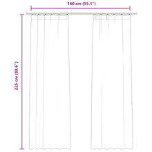 Carica l&#39;immagine nel visualizzatore di Gallery, Tende Oscuranti con Ganci 2 pz Beige in Velluto 140x225 cm