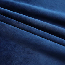 Carica l&#39;immagine nel visualizzatore di Gallery, Tende Oscuranti con Ganci 2 pz Blu Scuro in Velluto 140x245 cm