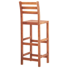 Carica l&#39;immagine nel visualizzatore di Gallery, Sedie da Bar 2 pz in Legno Massello di Acacia