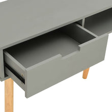 Laden Sie das Bild in den Galerie-Viewer, Tavolo Consolle Grigio 80x30x72 cm in Legno Massello di Pino