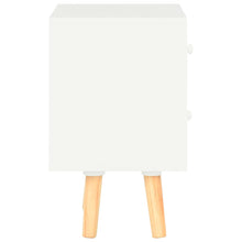 Carica l&#39;immagine nel visualizzatore di Gallery, Comodini 2 pz Bianchi 40x30x50 cm Legno Massello di Pino