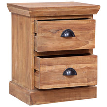 Load image into Gallery viewer, Mobiletto con cassetti 40x30x50 cm in Legno Massello di Teak
