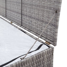Load image into Gallery viewer, Baule da Giardino Grigio 150x100x100 cm in Polyrattan