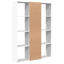 Carica l&#39;immagine nel visualizzatore di Gallery, Libreria/Divisorio Bianco 100x24x140 cm in Legno Multistrato