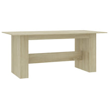 Indlæs billede til gallerivisning Tavolo da Pranzo Rovere Sonoma 180x90x76cm in Legno Multistrato