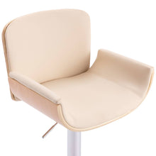 Carica l&#39;immagine nel visualizzatore di Gallery, Sgabello da Bar Crema in Similpelle