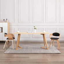 Charger l&#39;image dans la galerie, Sedie da Pranzo 2 pz in Legno Piegato e Similpelle