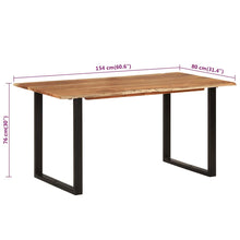 Charger l&#39;image dans la galerie, Tavolo da Pranzo 154x80x76 cm in Legno Massello di Acacia