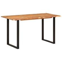 Indlæs billede til gallerivisning Tavolo da Pranzo 140x70x76 cm in Legno Massello di Acacia