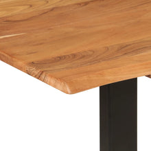 Indlæs billede til gallerivisning Tavolo da Pranzo 140x70x76 cm in Legno Massello di Acacia