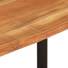 Indlæs billede til gallerivisning Tavolo da Pranzo 140x70x76 cm in Legno Massello di Acacia