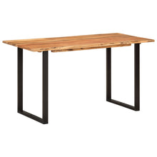 Indlæs billede til gallerivisning Tavolo da Pranzo 140x70x76 cm in Legno Massello di Acacia