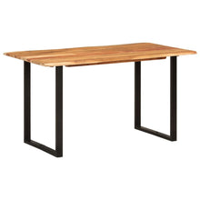 Indlæs billede til gallerivisning Tavolo da Pranzo 140x70x76 cm in Legno Massello di Acacia