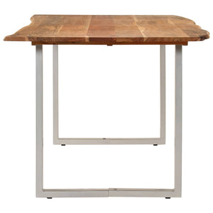 Tavolo da Pranzo 180x90x76 cm in Legno Massello di Acacia