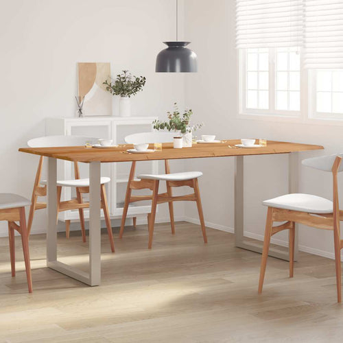 Tavolo da Pranzo 180x90x76 cm in Legno Massello di Acacia