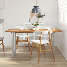 Laden Sie das Bild in den Galerie-Viewer, Tavolo da Pranzo 154x80x76 cm in Legno Massello di Acacia