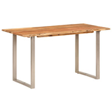 Charger l&#39;image dans la galerie, Tavolo da Pranzo 140x70x76 cm in Legno Massello di Acacia