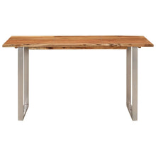 Charger l&#39;image dans la galerie, Tavolo da Pranzo 140x70x76 cm in Legno Massello di Acacia