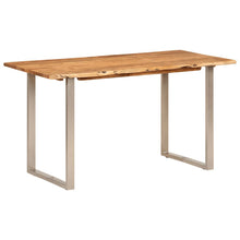 Charger l&#39;image dans la galerie, Tavolo da Pranzo 140x70x76 cm in Legno Massello di Acacia