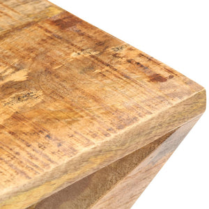 Tavolino 35x35x55 cm in Legno Massello di Mango