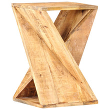 Indlæs billede til gallerivisning Tavolino 35x35x55 cm in Legno Massello di Mango