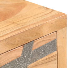 Laden Sie das Bild in den Galerie-Viewer, Tavolo Consolle 90x30x75 cm in Legno Massello di Acacia