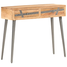 Laden Sie das Bild in den Galerie-Viewer, Tavolo Consolle 90x30x75 cm in Legno Massello di Acacia