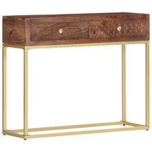 Indlæs billede til gallerivisning Tavolo Consolle 90x30x75 cm in Legno Massello di Mango
