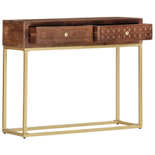 Indlæs billede til gallerivisning Tavolo Consolle 90x30x75 cm in Legno Massello di Mango