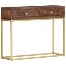 Indlæs billede til gallerivisning Tavolo Consolle 90x30x75 cm in Legno Massello di Mango