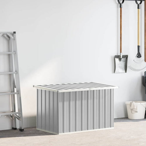 Baule da Giardino Grigio 109x67x65 cm