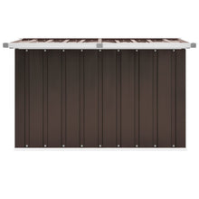 Carica l&#39;immagine nel visualizzatore di Gallery, Baule da giardino marrone 109x67x65 cm