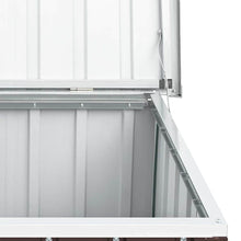 Carica l&#39;immagine nel visualizzatore di Gallery, Baule da giardino marrone 109x67x65 cm