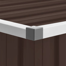 Carica l&#39;immagine nel visualizzatore di Gallery, Baule da giardino marrone 129x67x65 cm