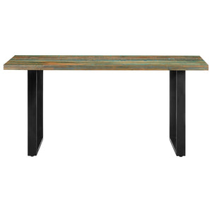 Tavolo da Pranzo 160x80x75 cm in Legno Massello di Recupero
