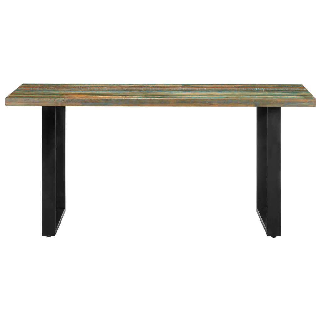 Tavolo da Pranzo 160x80x75 cm in Legno Massello di Recupero