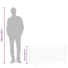 Load image into Gallery viewer, Cassapanca da Giardino 117x50x55 cm in Massello di Eucalipto