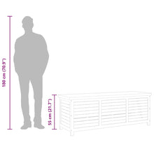 Load image into Gallery viewer, Cassapanca da Giardino 150x50x55 cm in Massello di Eucalipto