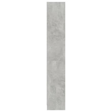 Charger l&#39;image dans la galerie, Libreria 4 Ripiani Grigio Cemento 80x24x142cm Legno Multistrato