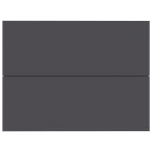 Load image into Gallery viewer, Comodini sospesi 2 pz Grigi 40x30x30 cm in Legno Multistrato