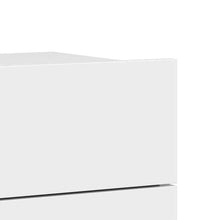 Load image into Gallery viewer, Comodini sospesi 2 pz Bianco Lucido 40x30x30 cm in Legno Multistrato