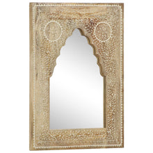 Laden Sie das Bild in den Galerie-Viewer, Specchio Dipinto a Mano 40x55 cm in Legno Massello di Mango
