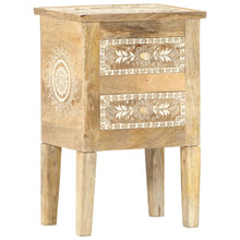 Load image into Gallery viewer, Mobiletto Dipinto a Mano 40x30x60 cm in Legno Massello di Mango