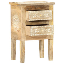 Load image into Gallery viewer, Mobiletto Dipinto a Mano 40x30x60 cm in Legno Massello di Mango