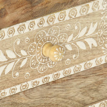 Load image into Gallery viewer, Mobiletto Dipinto a Mano 40x30x60 cm in Legno Massello di Mango