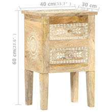 Load image into Gallery viewer, Mobiletto Dipinto a Mano 40x30x60 cm in Legno Massello di Mango