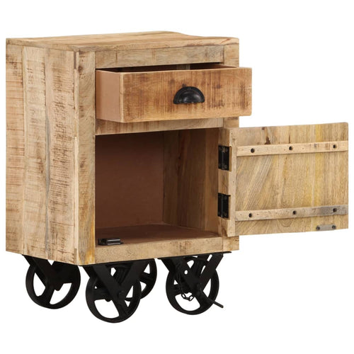 Mobiletto 40x30x57 cm in Legno Massello di Mango