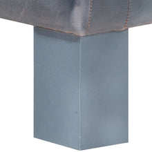 Charger l&#39;image dans la galerie, Poltrona Cabriolet Grigia in Vera Pelle