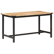 Indlæs billede til gallerivisning Tavolo da Pranzo 140x70x76 cm in Legno Massello di Mango Grezzo